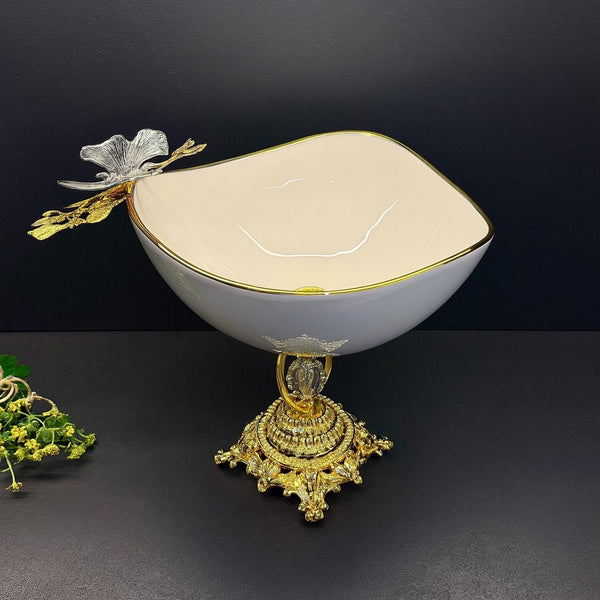 Royal Orchid Pedestal Bowl